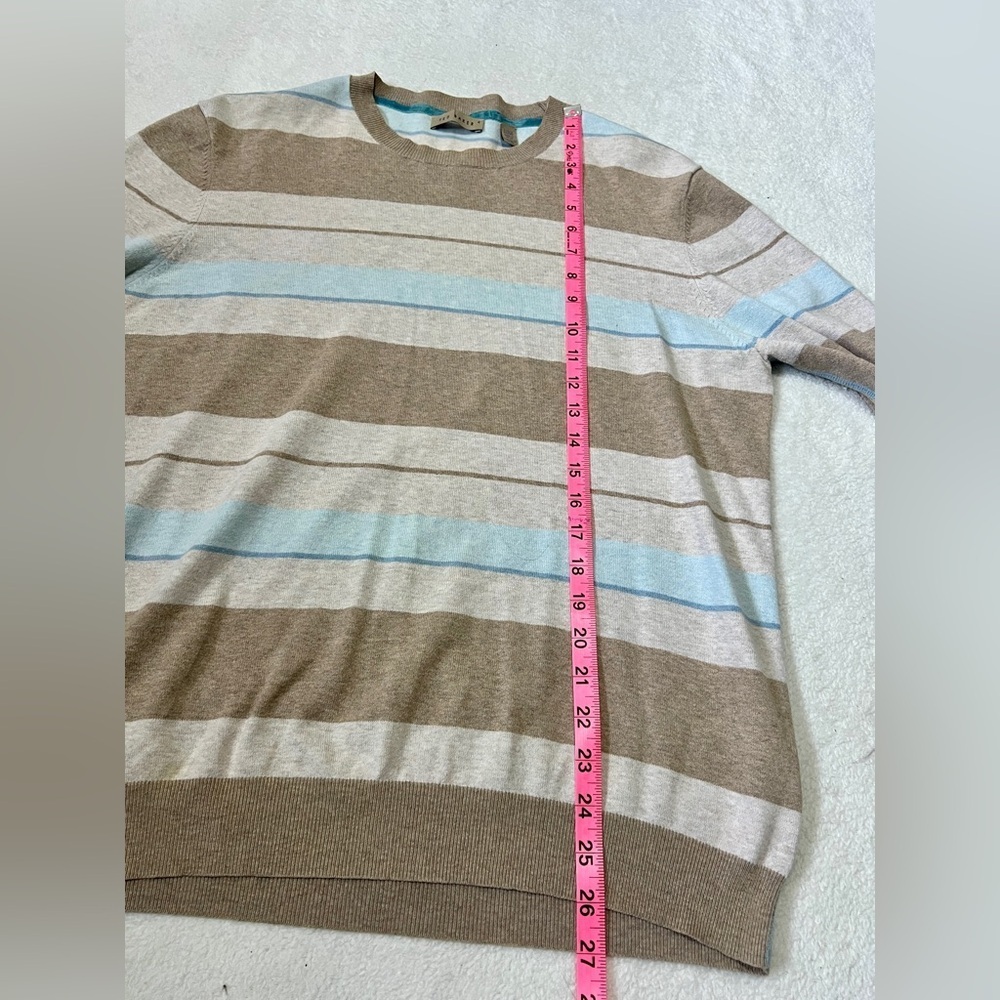 Ted Baker Pull-Over Striped Crewneck Sweater - Size 4/Large - Picture 4 of 11